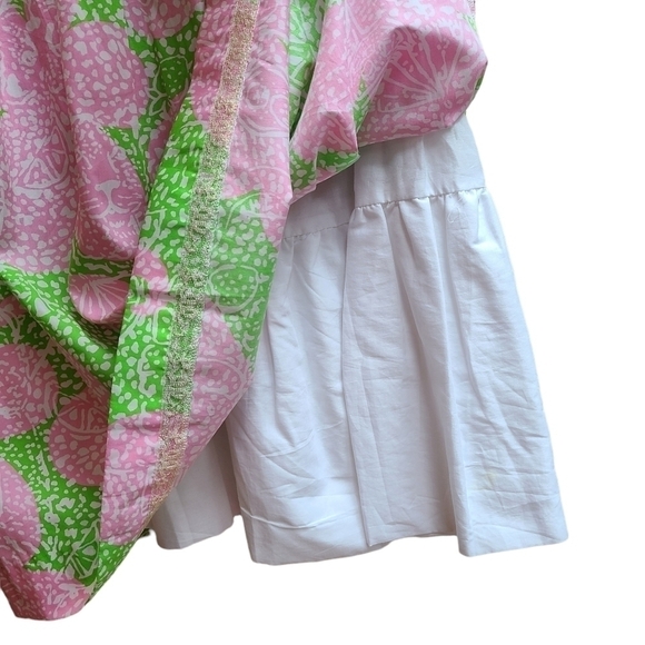 Lilly Pulitzer Citrus Print Pink and Green Dress, Size Small - Picture 6 of 9